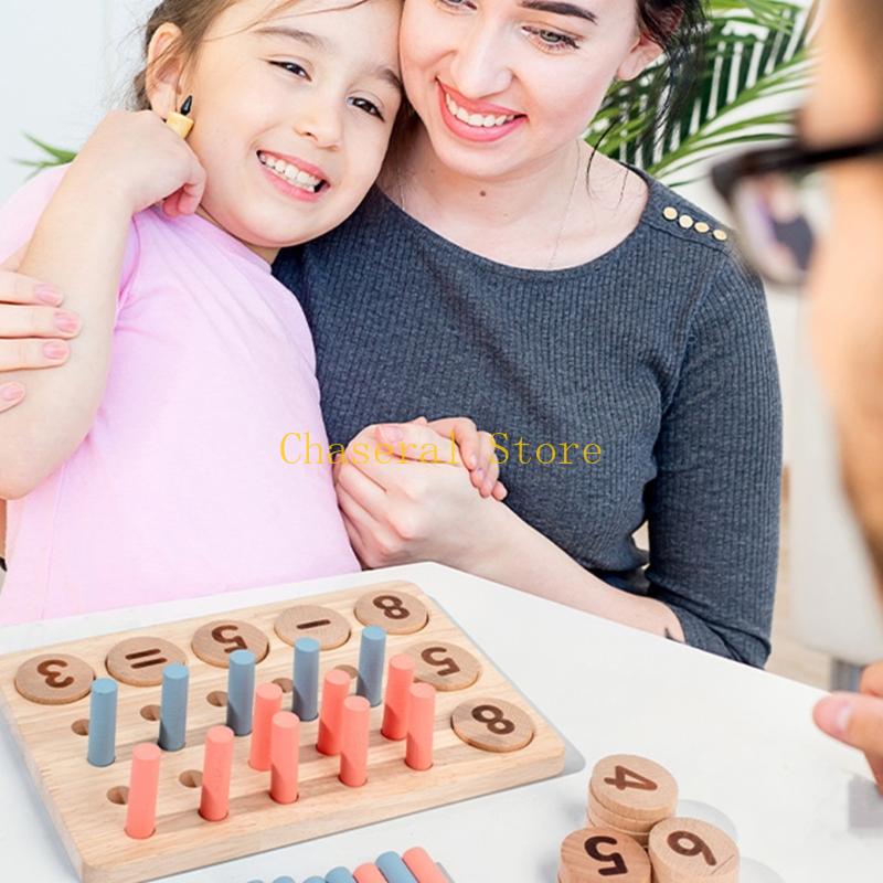 E7Ce Kindergarten Number Learning Toy For Elementary School Puzzle Block Math Learning Toy For Brain Development