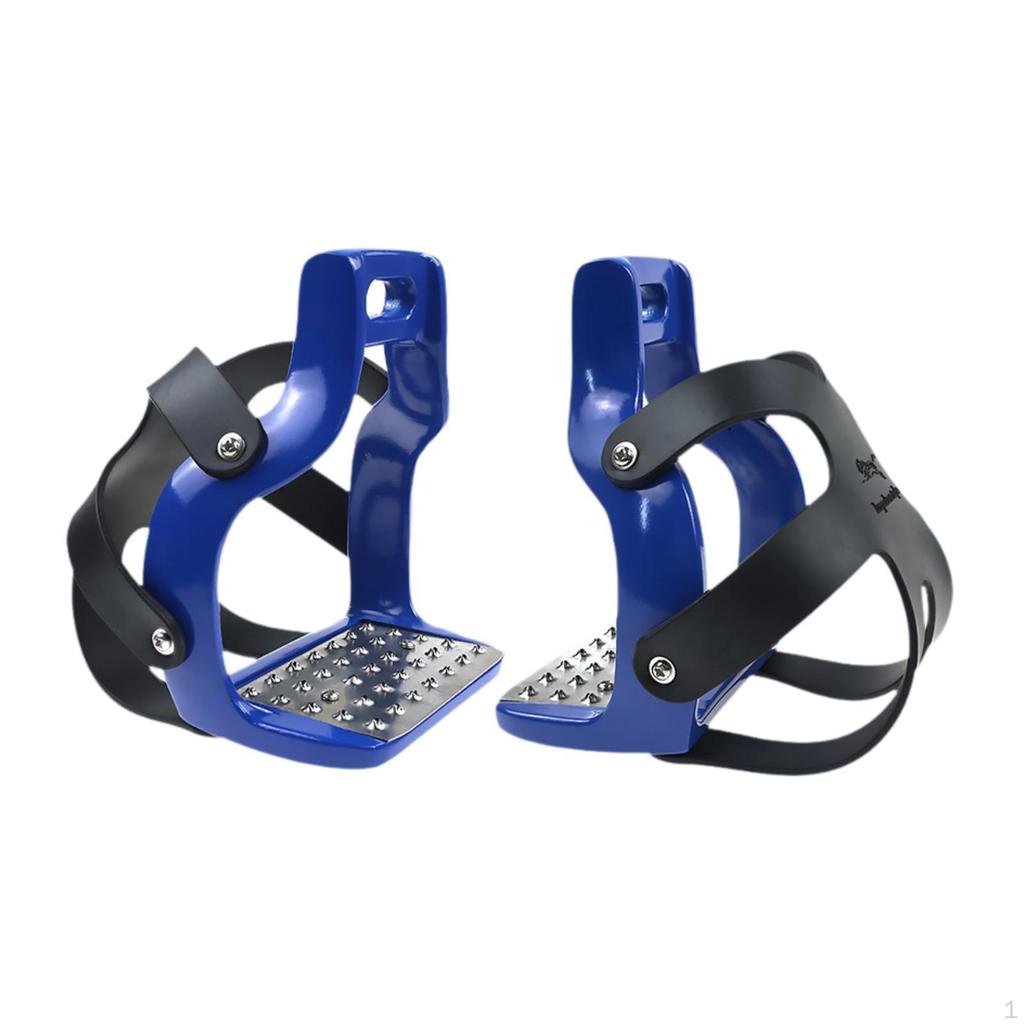 Riding Pedals Reinforced Assembly Inserts AntiSlip Rubber Protection Lightweight Equipment Suitable