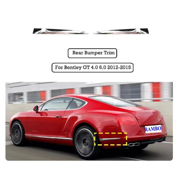 Rear Bumper Trim for Continental GT 2012-2015 (3W3807819B)