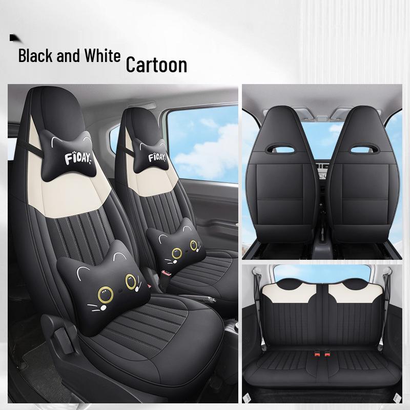 Wuling Hongguang Mini EV All-Season Leather Car Seat Cover