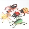 Large Insect Model Toy Set: Spider, Scorpion, Rhinoceros Beetle, Bee, Dragonfly
