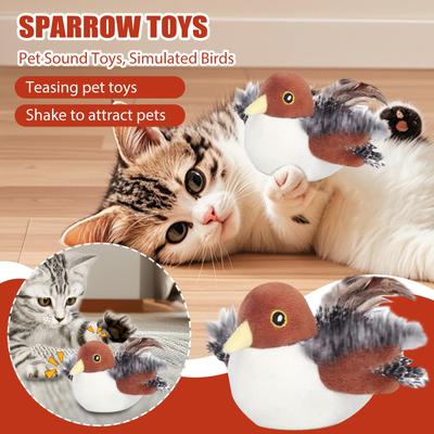 Sparrow Toys, Pet Sound Toys, Simulated Birds