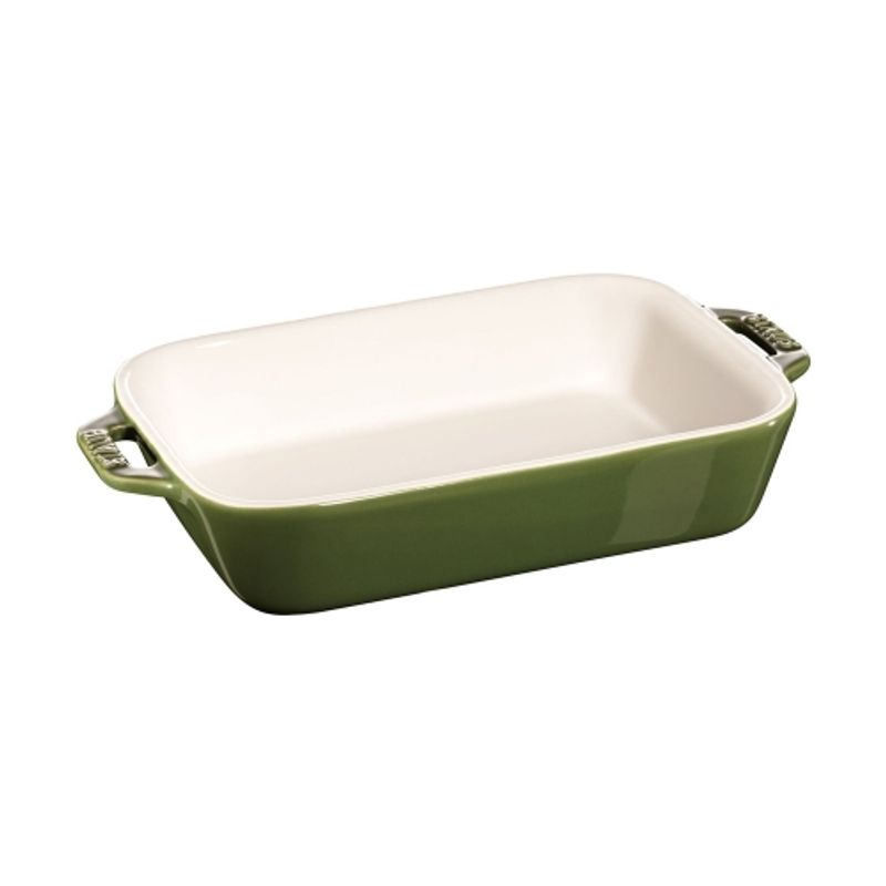 Staub Ceramic Casserole 20cmx16cm (Basil Green)