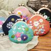Lu Embroidery Floral Coin Purse DIY Kit: 3D Beginner's Handmade European Design