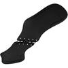 Universal Motorcycle Heat Saddle Shield Deflectors PU Leather, Motorcycle Side Saddle Leather Heat Shield Deflector, Universal Leather Saddle Heat