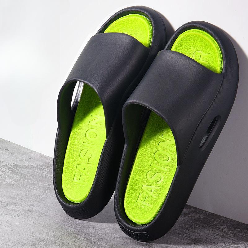 Pánské letní venkovní vnitřní domácí koupelna vana protiskluzové pantofle pro pár kreslené na platformě