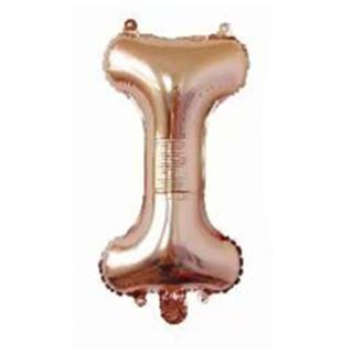 16 Inch Slim Gold Letter Aluminum Foil Balloon Bright Gold Wedding Decoration Film Balloon
