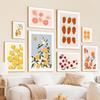 Lemon Strawberry Cherry Orange Wall Art Canvas Painting Interior Home Decor Poster Bedroom Fruit Market Living Room Shop Picture