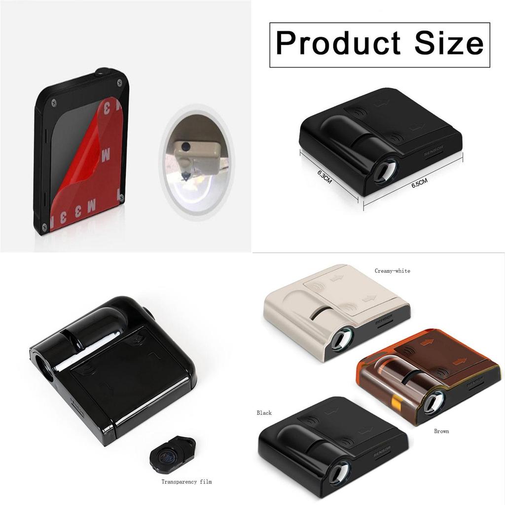 Durable High-quality Wireless Led Car Door Step Courtesy Lights For Toyota Logo