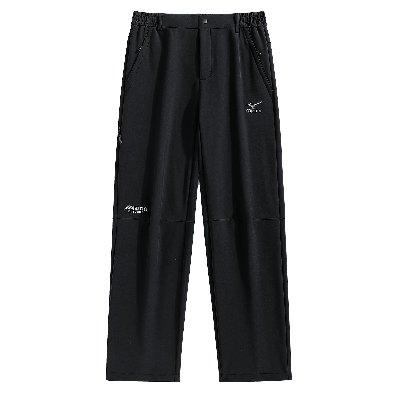 Mizuno Casual Pants Unisex Thickened And Fleece Lined Straight Fit Pants A2CF4505 XL