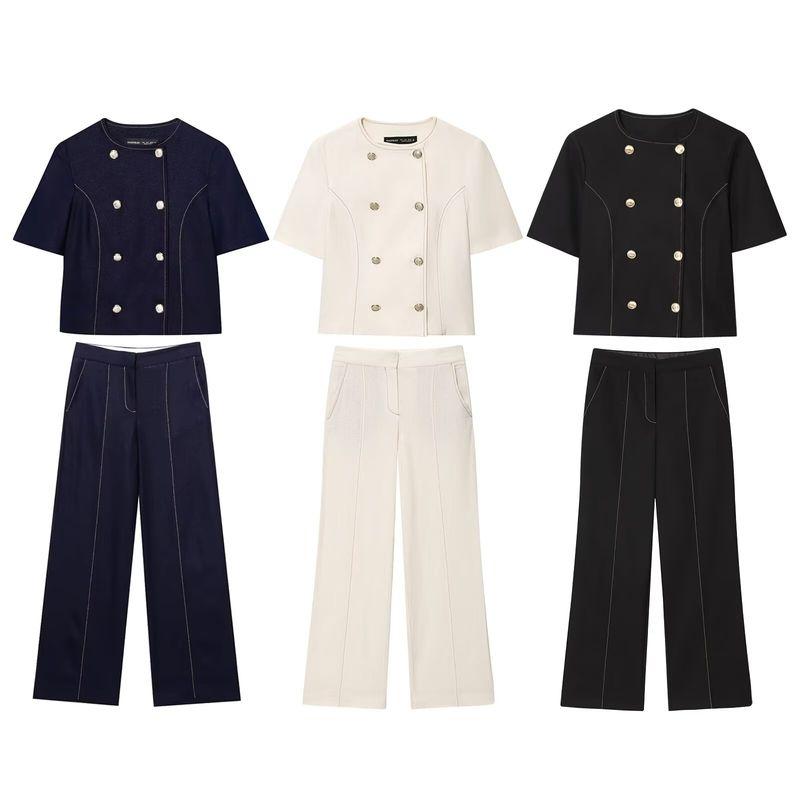 Kaslead New Arrival Women's Clothing Fashion Style Blended String Decoration Outwear Casual Pants 3429709 2899709