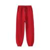 Lamb Wool Autumn and Winter Fleece Thickened Sweatpants Women's Harlan Pants Loose Large Size Thermal Casual Pants Belt