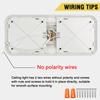 OEMASSIVE 12V 48LED 2835 SMD Interior Double Dome Ceiling Light Cabin Roof Lamp For RV Boat Camper Caravan Lorry Bus Motorhome