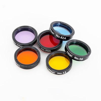 Geliştirilmiş 1,25 inç Altı Renkli 31,7 mm Bulutsu ve Ay Filtresi
