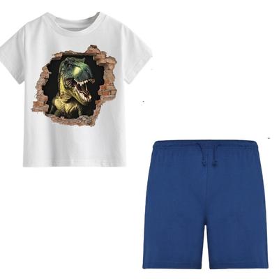 Children's Set T-shirt + Tyrannosaurus Cotton Shorts