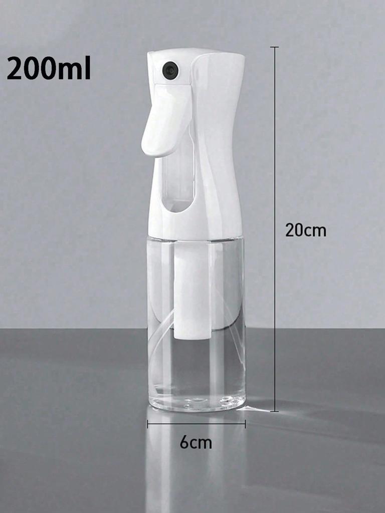 1ks Kadernická rozprašovací láhev 200ML Vysokotlaká kontinuální bílá automatická vzduchová tlaková ultrajemná rozprašovací láhev, Kadeřnické nástroje