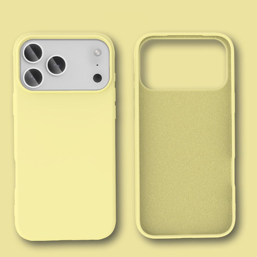 Stoßfeste weiche Flüssigsilikon-Handyhülle für iPhone 17 Air 16 16E 15 14 13 12 11 Pro Max Plus Hautgefühl Schutzhülle