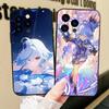Furina Animation Game G-Genshin I-Impact Phone Case For IPhone 17 Air 16 15 14 13 Pro Max 11 12 Black Silicone Cover