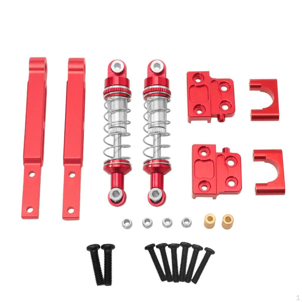RC Metal Shock Absorber with Pull Rod Oil Filled Shocks DIY Accessories Easy To Install