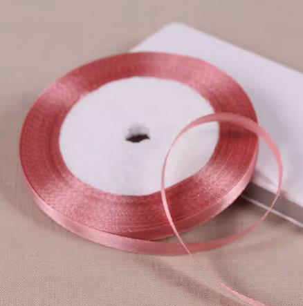 25Yards 6mm Silk Satin Ribbons for Crafts Bow Handmade Accessories for Clothing Accessories and Hats DJIY