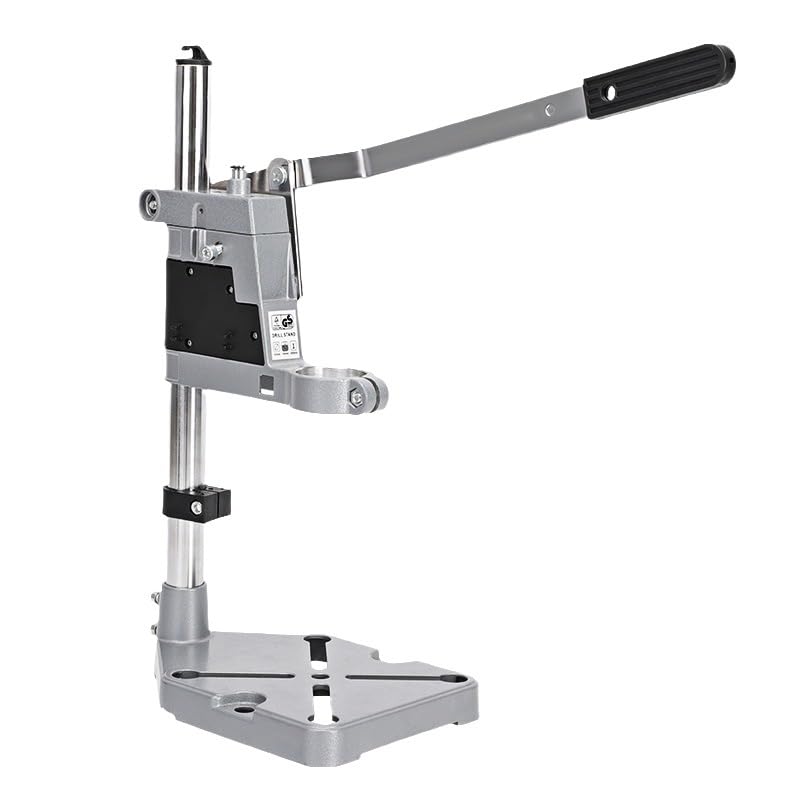 Weytoll Drill Press Bench Clamp Tool for Hand Drill Adjustable Table Repair Aluminum Portable Rotating Fixed Frame Design Stand, Workstations,