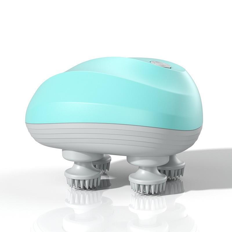 

Portable Mini Smart Home Head Relaxation Artifact Head Massager Electric Waterproof Massage Therapy Instrument небесно-голубой
