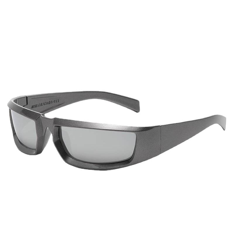 

New Y2K Sports Punk Sunglasses Women Men Luxury Brand Designer Square Sun Glasses UV400 Goggle Colorful Mirror Fashion Eyewear