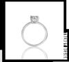 Dibo S925 Sterling Silver Oval Diamond Ring - European & American Style, Japanese & Korean Fashion, Women's Popular Design.