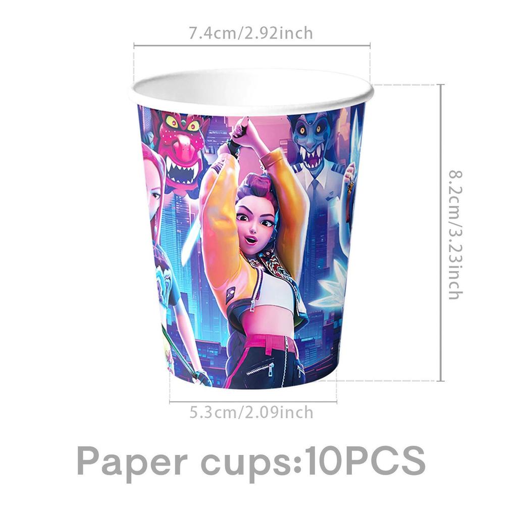 Witcher Team-themed Birthday Party Supplies: Disposable Tablecloths, Paper Plates, Paper Cups, Tableware, Banners, Party Decorations