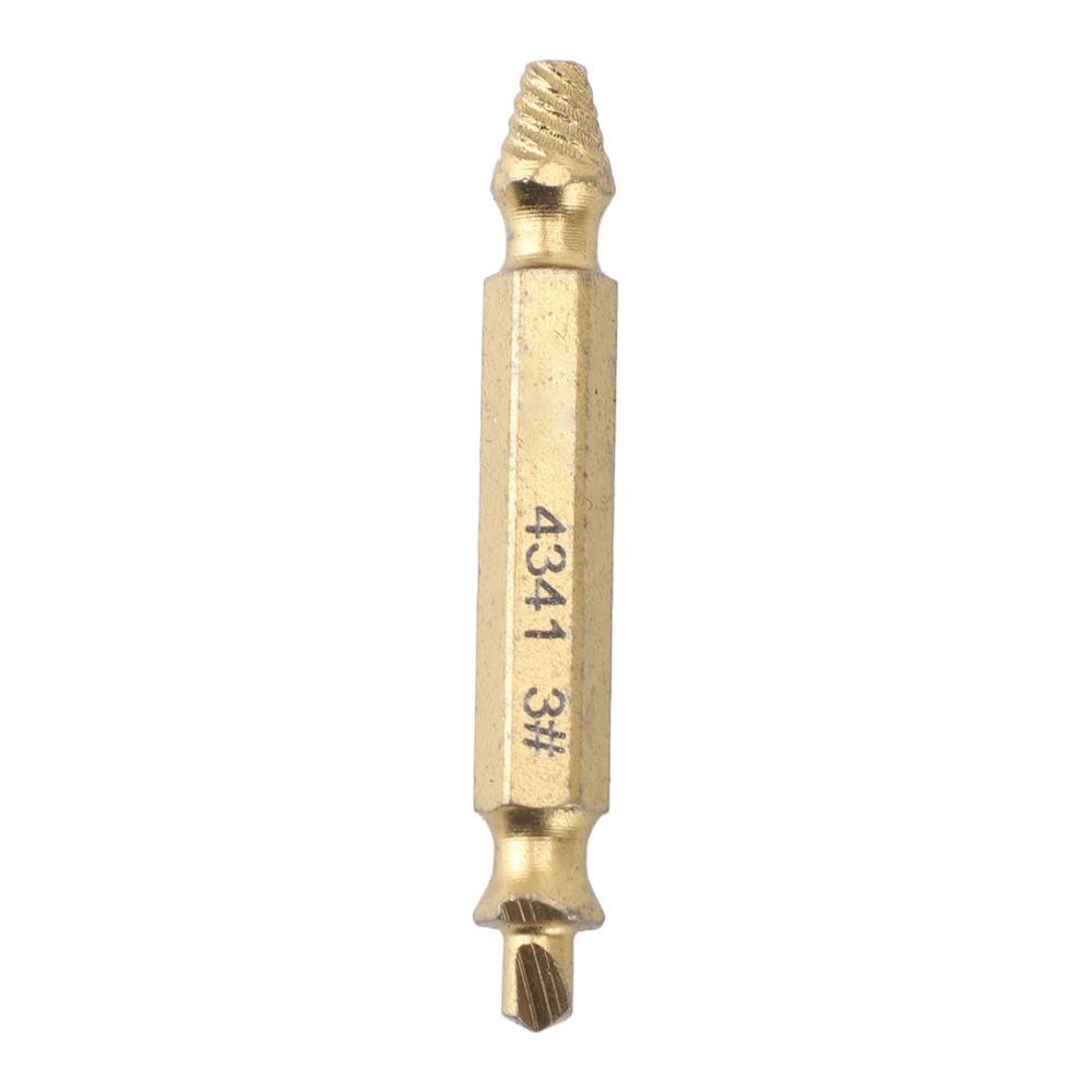 6pcs Drill Bit Screw Extractor Set HSS 4341 Stripped Screw Removal Tool For Stripped Screws