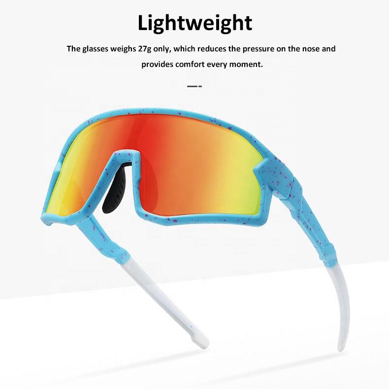 Custom UV400 Polarized Sports Sunglasses for Men Kids Youth Baseball Players New Bicycle Running Cycling All Outdoor Activities
