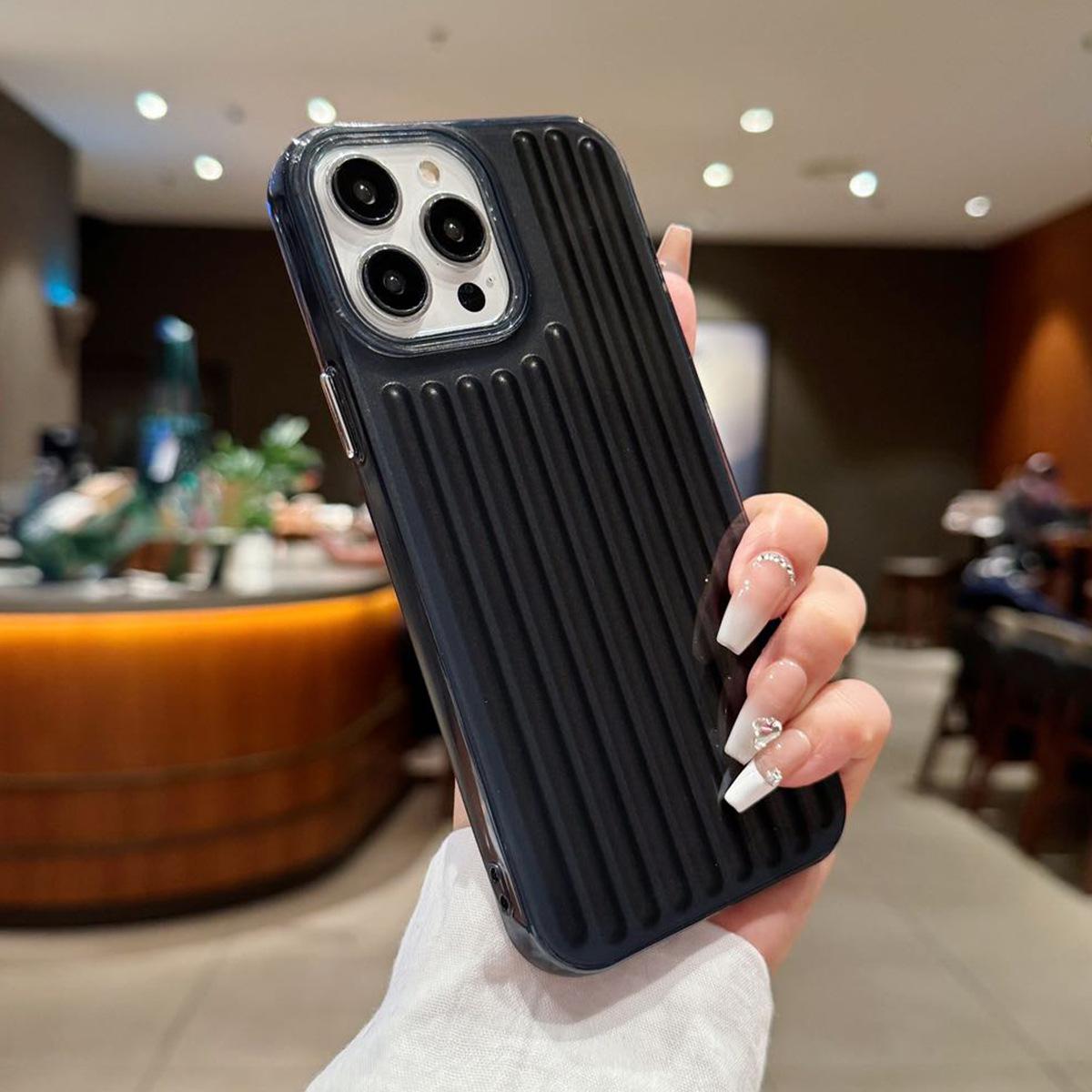 

Передовой чехол для мобильного телефона с вертикальным узором в виде световой колонны для Apple iPhone, защитная крышка 16promax, противоударная защитная крышка для мобильного телефона For iphone 17PROMAX