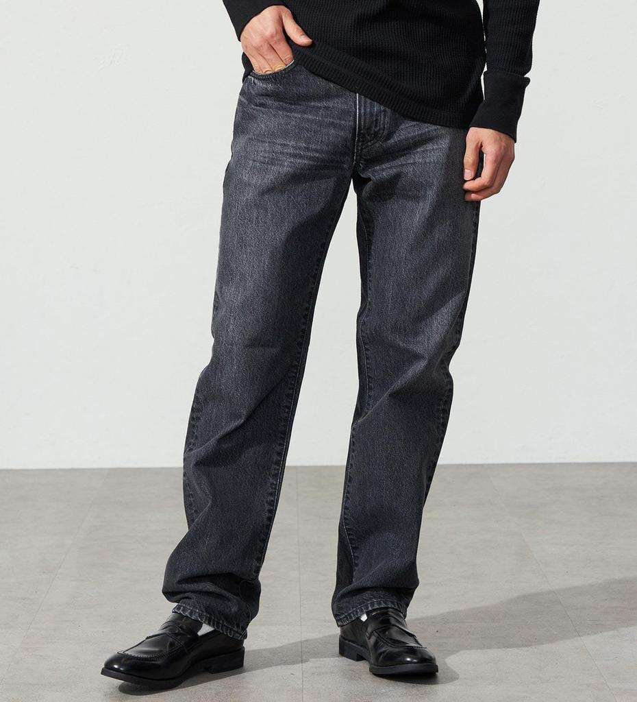 Edwin Jeans 503 Regular Straight Denim Made in Dark Gray Pants, Japan, 100% Cotton, Men's,