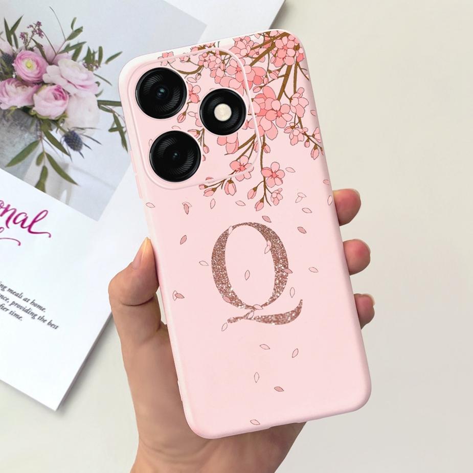 For Tecno Spark 20 Case Spark 20C Cute Crown Letters Cover Soft Silicone Phone Case For Tecno Spark 20 Pro Spark20 C Fundas Capa