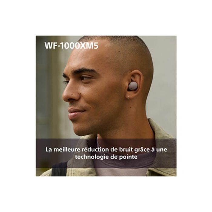 Ecouteurs sony wf-1000xm5 rose