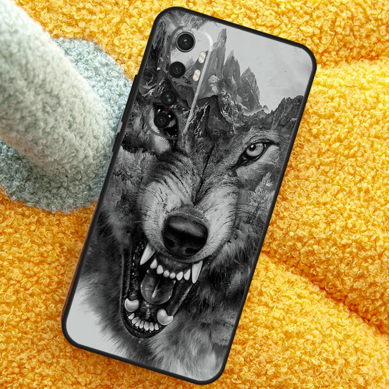 Animal Wolf Howling Case For Xiaomi 15 14 Ultra 13T 14T 15T 17 Pro Max Cover For POCO X7 F8 Pro X3 X5 X6 F5 F6 F7