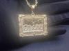 Dropshipping  Stainless Steel the Last Supper Relief Pendant Necklace Antique Carved Frame Gold Plated Statement Jewelry
