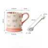 Ceramic Mug Cute Style Children's Milk Cup Illustration Dopamine Cup Birthday Best Friend Gift Couple Water Cup