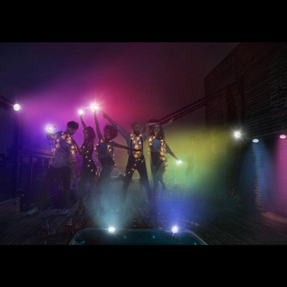 3Pcs Wireless RGB LED Lights Under Cabinet Closet Shelf Counter Lamp with Remote