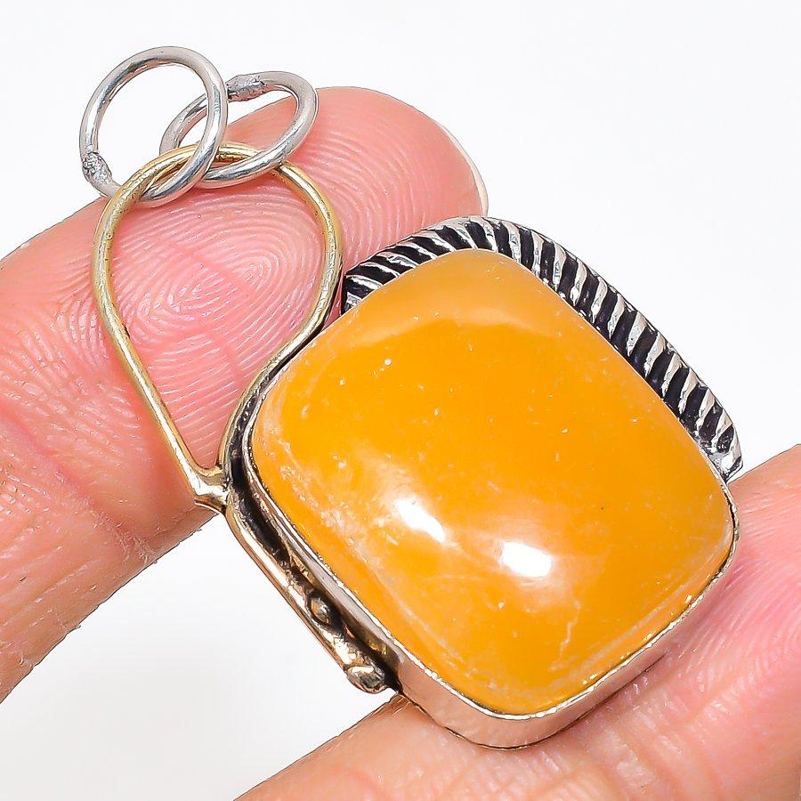 

Natural Septerian Noodal Gemstone 925 Sterling Silver Jewelry Pendant 1.85 AP-14016