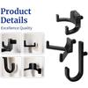 3 Pieces Multi Purpose Garage Hooks For Hanging Tools Ladders Hoses Trimmers Practical Shed Accessories Hangers
