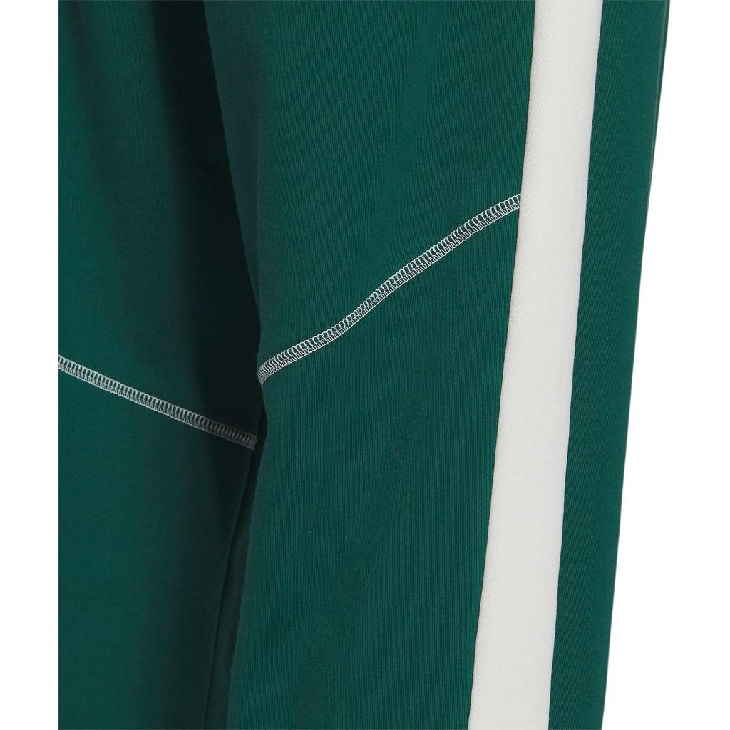 Adidas Color Block Striped Jogger Pants Men Bottoms Forest-Green IK3444