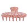 Hair Claw Clips Durable Fashionable Anti Slip Design Wonderful Gift with Pearls for Women Girls Orange