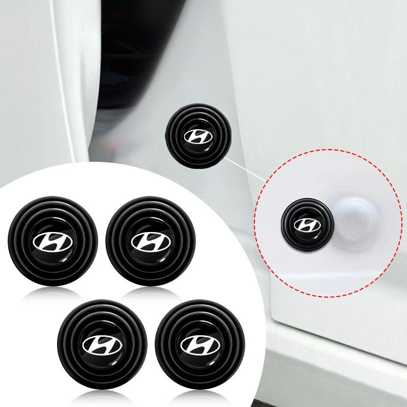 Car Door Anti-Collision Silicone Pads Shock Absorber Gasket Suitable For Hyundai i30 Tucson Elantra Venue Palisade Terracan Accent Veloster Sonata