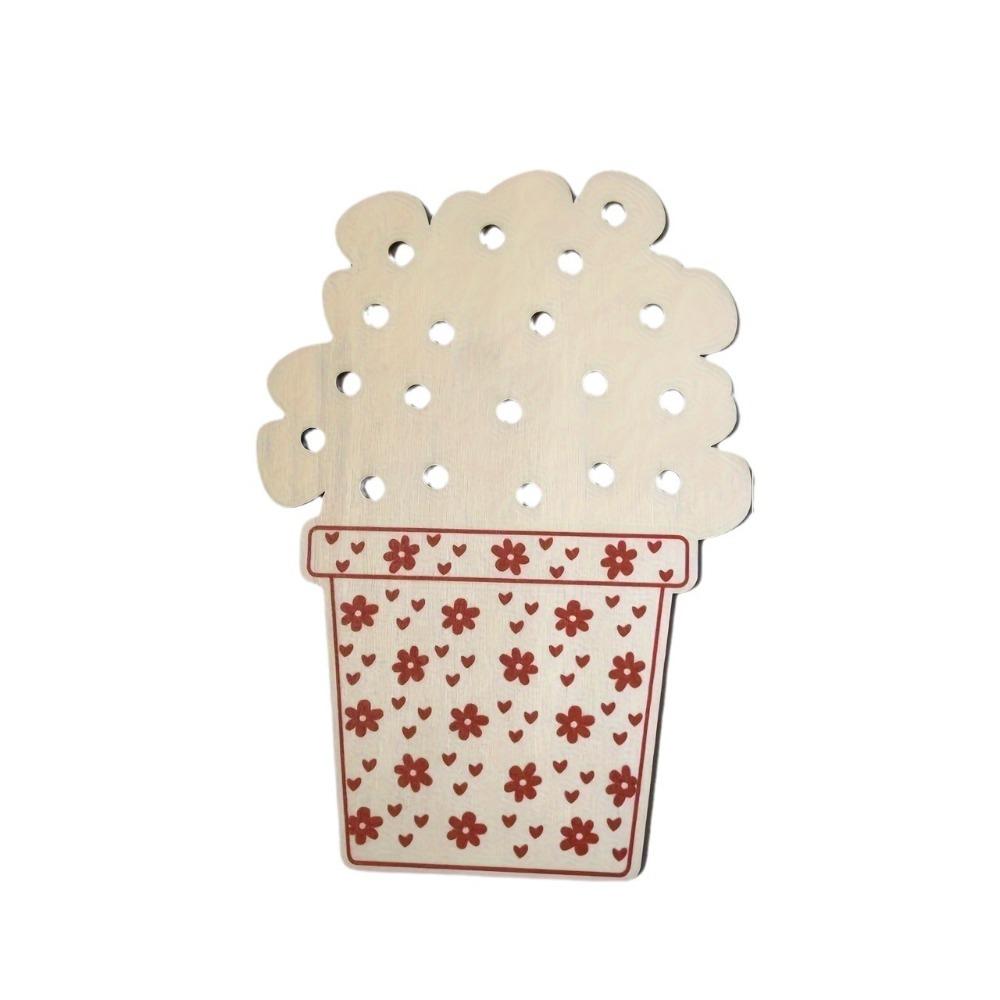 

2pcs Vintage Plants Racks Toys Handmade Games Adventure Boards Exploration of Nature Wood