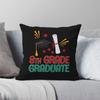 Graduate 8Th Grade Square Pillowcase Polyester Linen Velvet Printed Zip Decorative Throw Pillow Case Home Cushion Cover 45X45