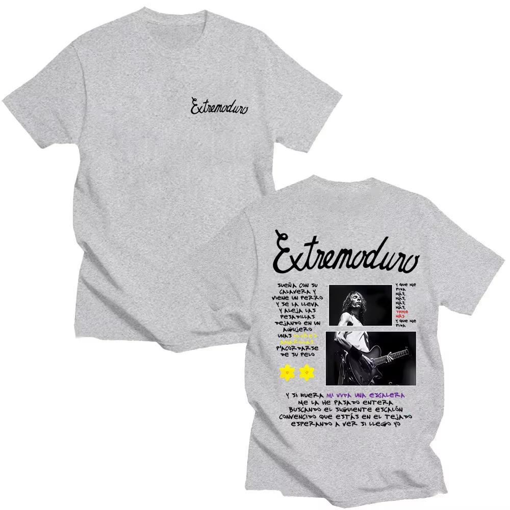 Rock Band Extremoduro Tour 2026 Tshirts Men Women Fashion Vintage Oversized T Shirts Male Casual Cotton New T Shirts Streetwear