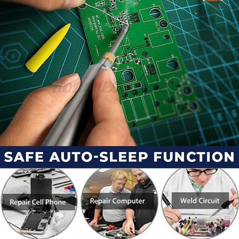 Wireless Charging Soldering Irons, Portable Microelectronics Repair Hand Tool, USB 5V Rechargeable Welding Tools, 4 Colors
