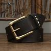Retro Fashion Personality Style Top Layer Leather Belt Men's Genuine Leather Pin Buckle Jeans Belt