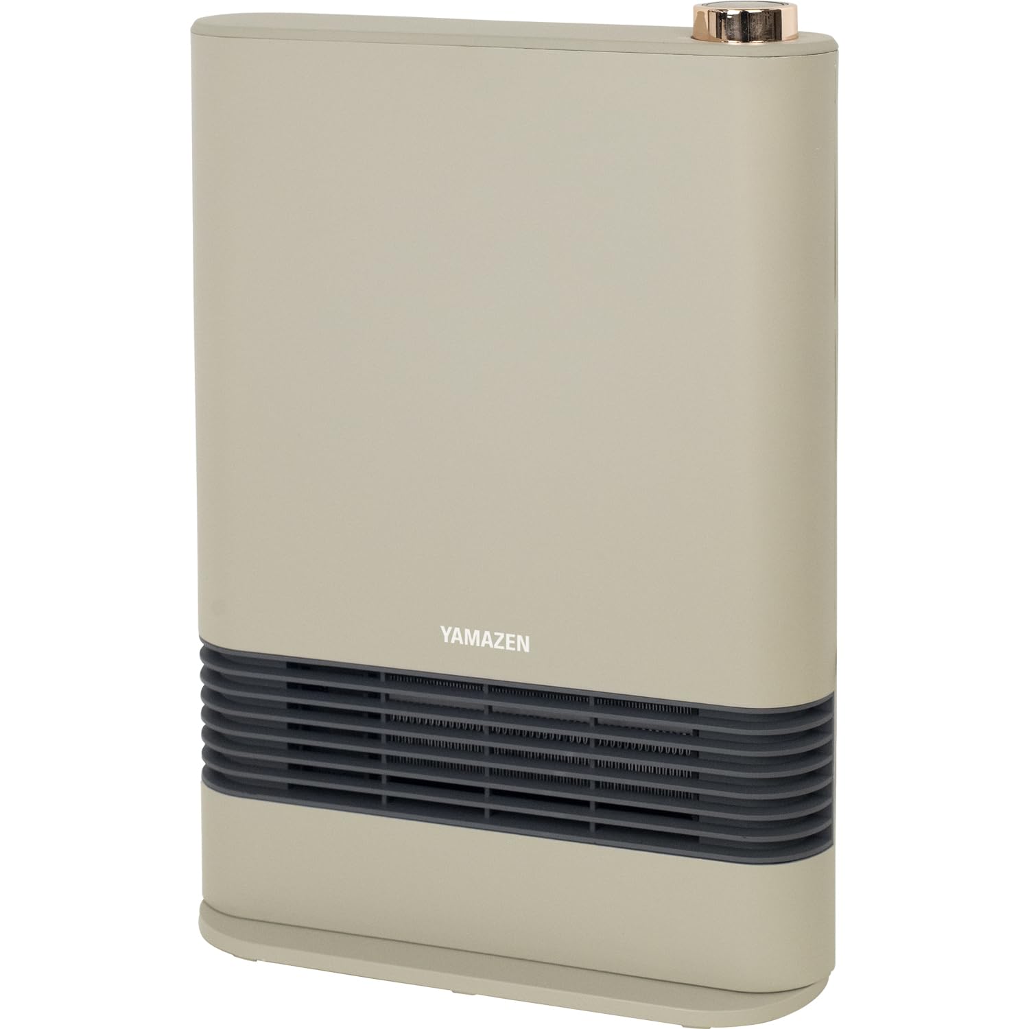 

Yamazen HF-L122(G) Ceramic Fan Heater, 1200W, Compact, Fast Heat, Two Output Levels, Tip-Off Switch, Suitable for Bathrooms and Dressing Rooms, Greige